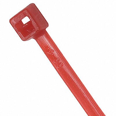 Cable Tie 5.9 in Red PK100 MPN:36J211