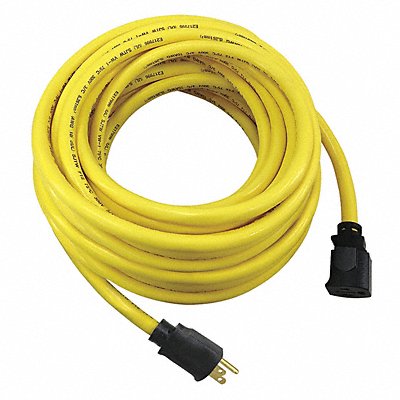 Lock Ext Cord 50ft 10Ga 15A SJTW Yel MPN:52NY16