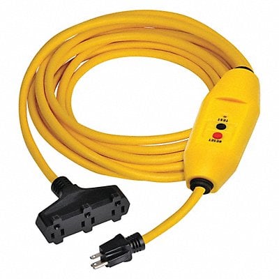 Line Cord GFCI 25ft 15A Yel 125V MPN:11X435