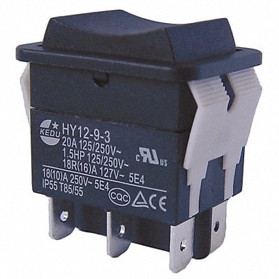 Rocker Switch DPDT 6 Connections MPN:29FG35