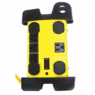 Surge Protector Outlet Strip Yellow MPN:52NY62