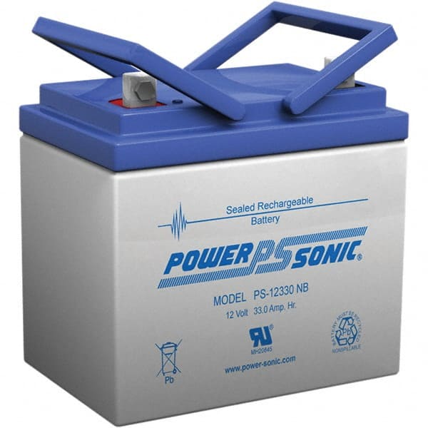 Rechargeable Lead Battery: 12V, Nut & Bolt Terminal MPN:PS-12330NB