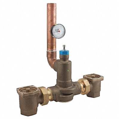 Mixing Valve Lead Free Brass MPN:LFSH1435 W/TP GAUGE