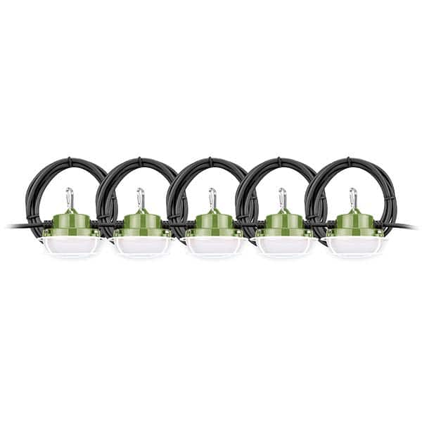 Temporary String Lights, Cord Length (Feet): 50.00 , Guard Material: Metal , Cord Type: Non-Adjustable  MPN:PTLH54S-60M