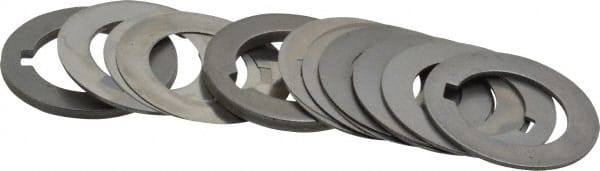 7/8 Inch Inside Diameter, 1-3/8 Inch Outside Diameter, 3/16 Inch Keyway Width, Steel Machine Tool Arbor Spacer Set MPN:24200