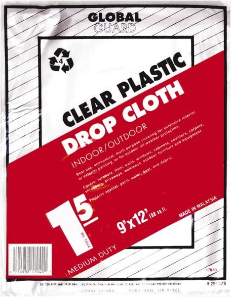 Medium Weight Plastic Drop Cloth MPN:17040