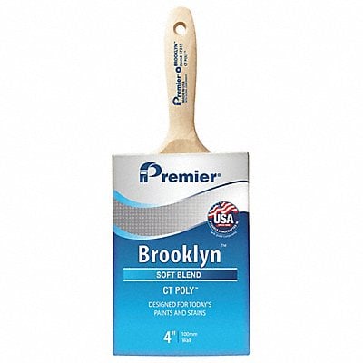 Paint Brush 4 in Wall Polyester Soft MPN:17315