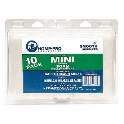 Mini Roller Cover 4 L No Nap Foam PK10 MPN:55072