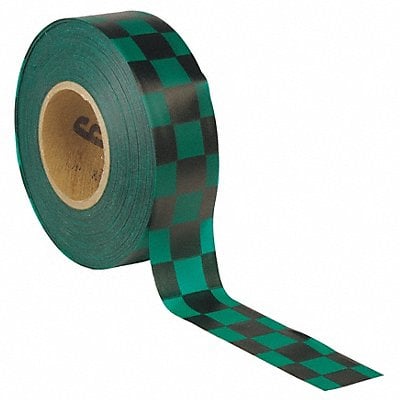 Flagging Tape Green/Blk 300ft x 1-3/8In MPN:CKGBK-200