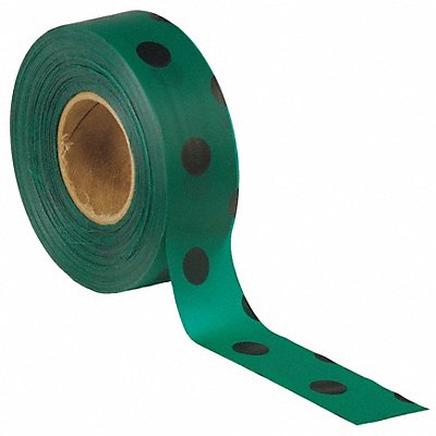 Flagging Tape Grn/Blk 300 ft x 1-3/16 In MPN:PDGBK-200