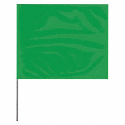 Marking Flag Green Blank PVC PK100 MPN:2315G-200