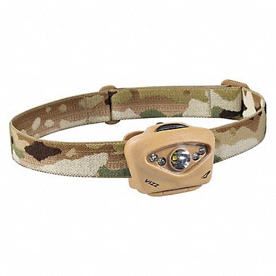 Tactical Headlamp Plastic Tan 420lm MPN:Vizz-MPLS-MC