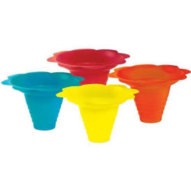 Paragon 6503 Multicolor Flower Drip Tray Cups 8 Oz 100 Qty 6503