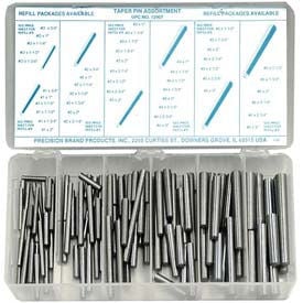 100 Piece Taper Pin Assortment - Made In USA 12907