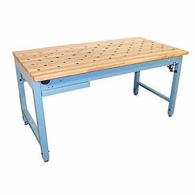 Workbench Butcher Block 60 W 30 D MPN:RT6030-FC-HD-M