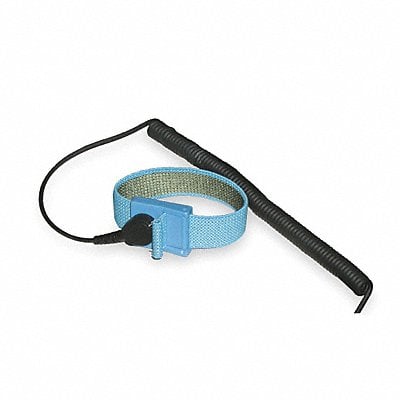 ESD Wrist Strap 4 W x 4 D x 1/4 H Blue MPN:04563