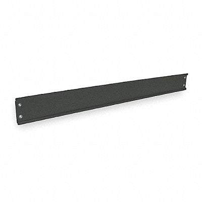 Bin Rail 60 W x 1/1/2002 D x 5 H Black MPN:BBH60