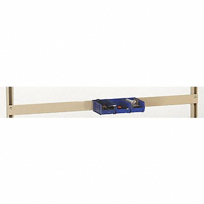 Bin Rail 54 1/2 W x 1 1/2 D x 4 H Beige MPN:BH60