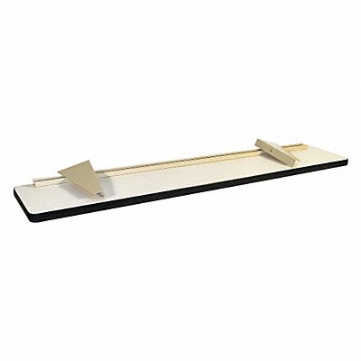 Cantilever Shelf 48 in L 1-1/4 in H MPN:CSPL1248PLFL-H11