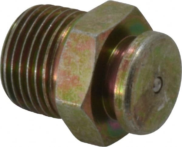 Button-Head Grease Fitting: 3/8-18 NPTF MPN:GFT/BHC/3-8/18