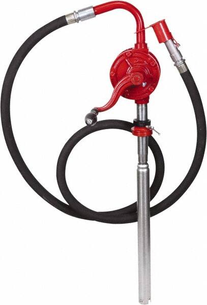 Hand-Operated Drum Pumps, Pump Type: Rotary Type Barrel , Strokes Per Gallon: 16.000 , Outlet Size (Inch): 3/4 , Material: Cast Iron , For Use With: Diesel MPN:GNB/25T/HD-RH