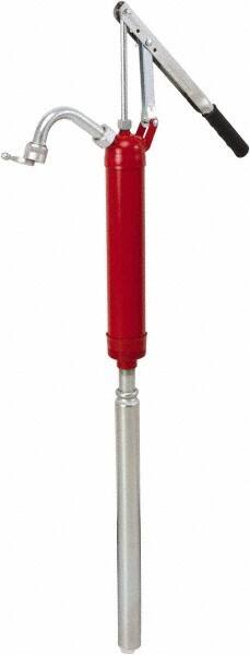 Hand-Operated Drum Pumps, Pump Type: Barrel Lift , Ounces per Stroke: 8.70 , Strokes Per Gallon: 15.000 , Material: Steel, Zinc, Brass MPN:LBP/748/RD