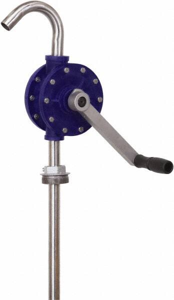 Hand-Operated Drum Pumps, Pump Type: Rotary , Strokes Per Gallon: 55.000 , Overall Length (Inch): 53 , Hose Length (Feet): 5.00  MPN:PRP/10