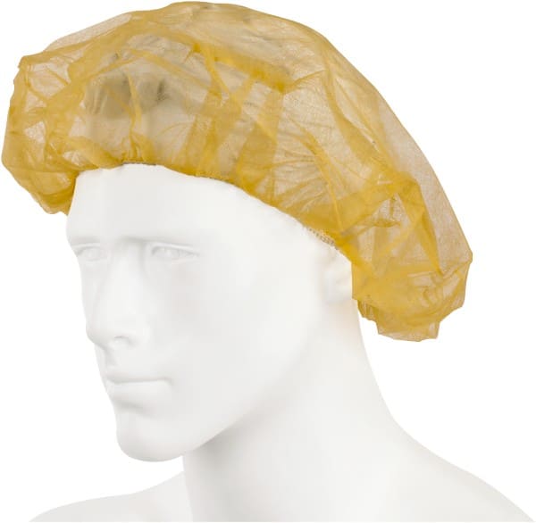 Bouffant:  Yellow,  Size 24 in MPN:KM-110NWI-10-24