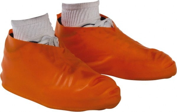 Boot Cover: Chemical-Resistant, Latex, Orange MPN:KM-BC-RBR-OR-XL