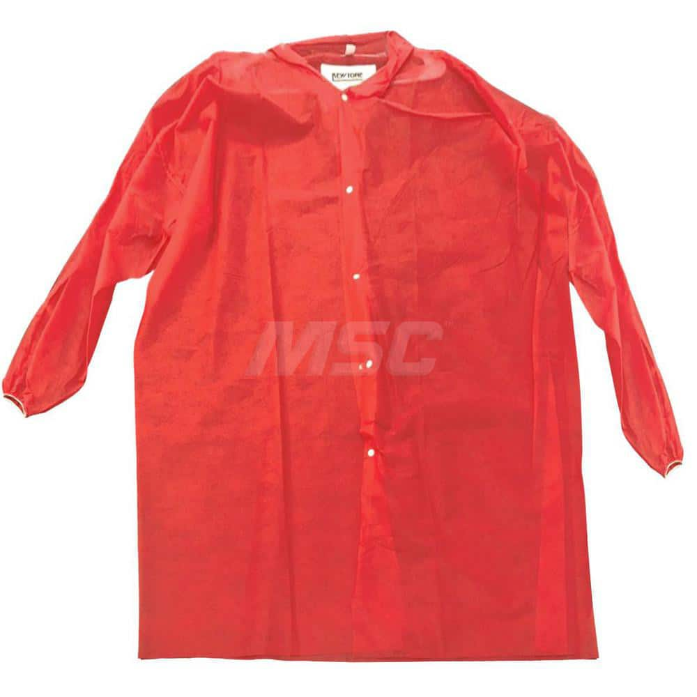 Lab Coat: Size Large, Polypropylene MPN:KM-LC0-RE-NW-LR