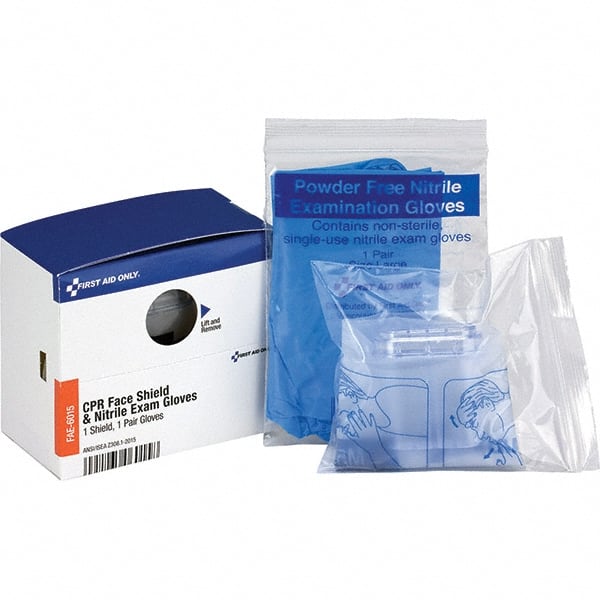 1 3-Piece Nitrile Exam Gloves & CPR Mask MPN:PS-FAE-6015