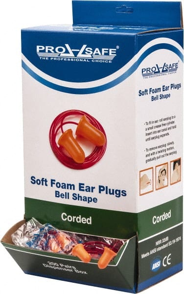 Earplugs: Foam, Bell, Roll Down, Corded MPN:JY098C