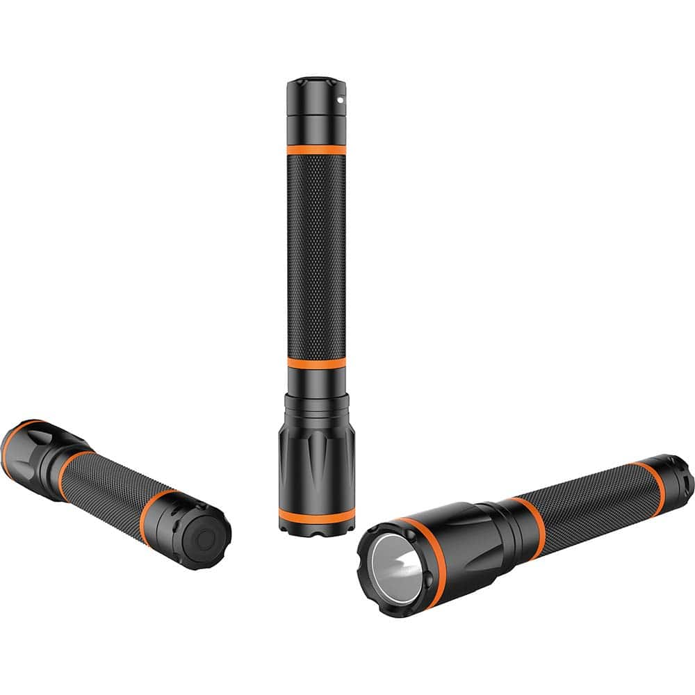 Handheld Flashlight: LED, 300 Lumens, 10 hr Max Run Time, AA Battery MPN:B52