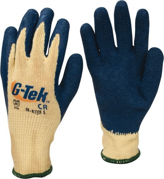 Cut, Puncture & Abrasive-Resistant Gloves: Size S, ANSI Cut A3, ANSI Puncture 4, Latex, Kevlar MPN:09-K1310/S