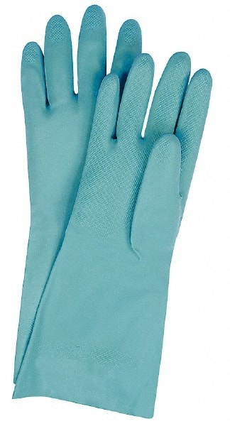 Chemical Resistant Gloves: Small, 11 mil Thick, Nitrile, Unsupported MPN:28312