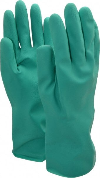 Chemical Resistant Gloves: X-Large, 15 mil Thick, Nitrile, Unsupported MPN:28319