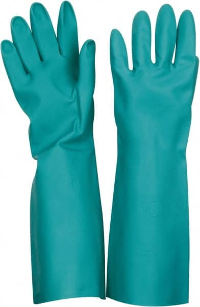 Chemical Resistant Gloves: X-Large, 22 mil Thick, Nitrile, Unsupported MPN:28329