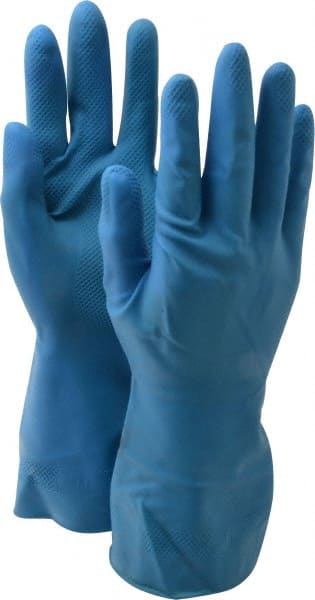 Chemical Resistant Gloves: Medium, 18 mil Thick, Latex, Unsupported MPN:28336