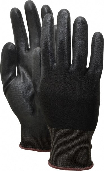 General Purpose Work Gloves: Large, Polyurethane Coated, Nylon MPN:33-325NB/L