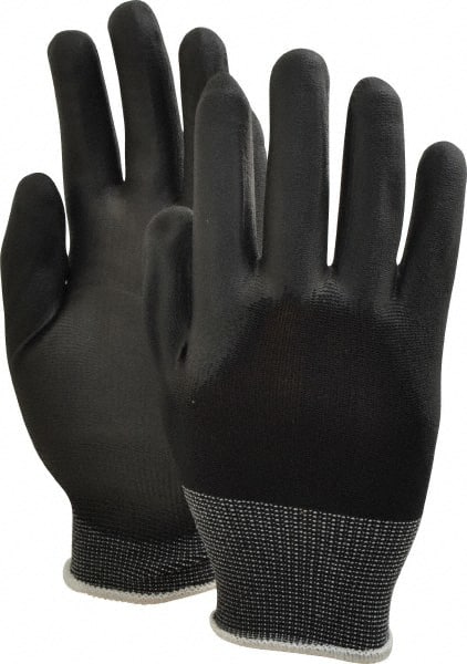 General Purpose Work Gloves: Small, Polyurethane Coated, Nylon MPN:33-325NB/S