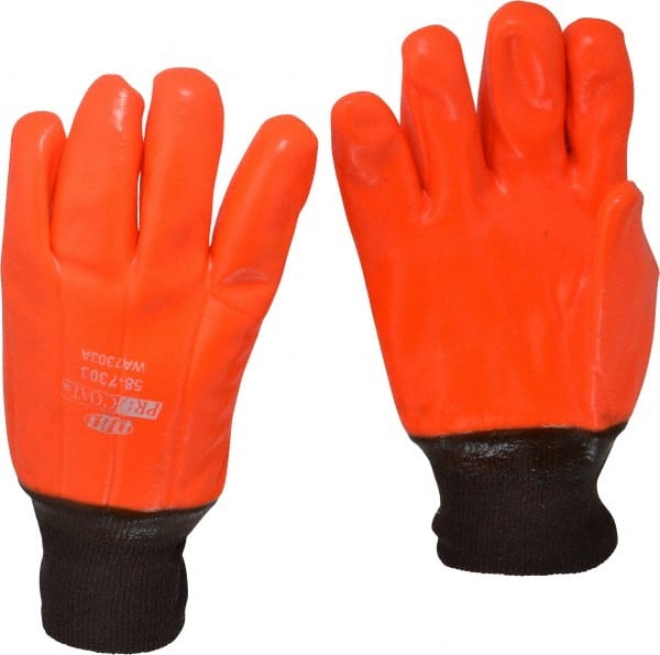 Chemical Resistant Gloves: Large, Polyvinylchloride, Unsupported MPN:58-7303