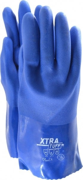 Chemical Resistant Gloves: X-Large, Polyvinylchloride, Supported MPN:58-8656/XL