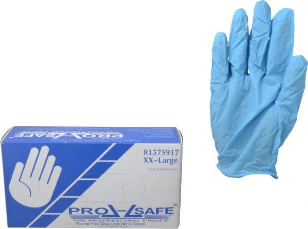 Disposable Gloves: Size 2X-Large, 5 mil, Nitrile MPN:D5000XXL