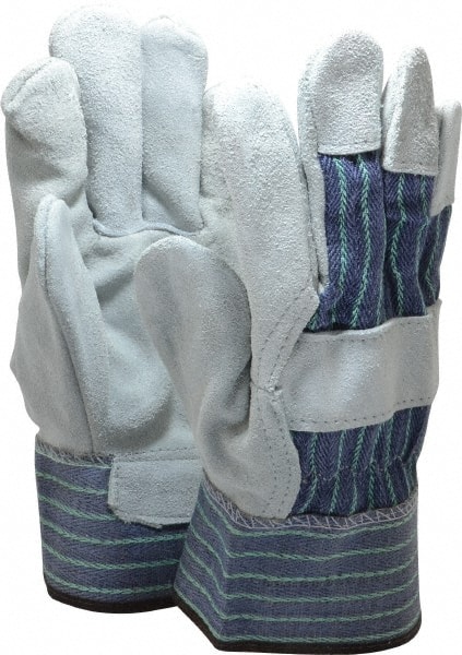 Gloves: Size L, Cotton-Lined, Cowhide MPN:83-6563/L