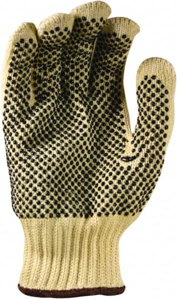 Cut, Puncture & Abrasive-Resistant Gloves: Size L, ANSI Cut A4, ANSI Puncture 1, Polyvinylchloride, Kevlar MPN:GLA-A11-L