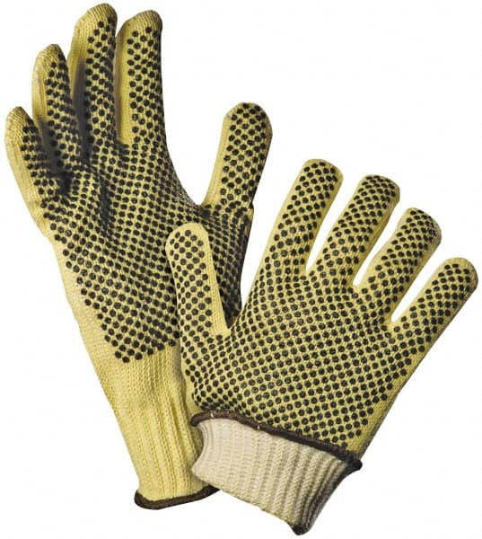 Cut & Abrasion-Resistant Gloves: Size M, ANSI Cut A3, Polyvinylchloride, Kevlar MPN:GLA-A5-M