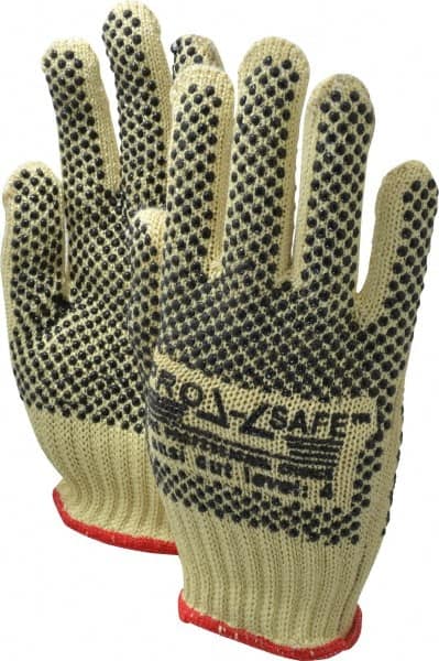 Cut & Abrasion-Resistant Gloves: Size S, ANSI Cut A3, Polyvinylchloride, Kevlar MPN:GLA-A5-S