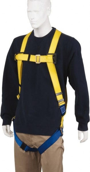 Fall Protection Harnesses: 310 Lb, Lightweight Style, Size Universal, Polyester MPN:PS-HAR-001