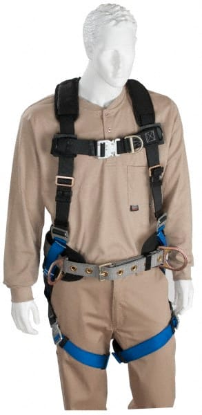 Fall Protection Harnesses: 350 Lb, Construction Style, Size Universal, Polyester MPN:PS-HCLB-Q4