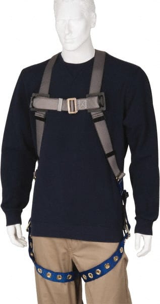 Fall Protection Harnesses: 350 Lb, Premium Tongue Buckle Style, Size Universal, Polyester MPN:PS-HTB-10